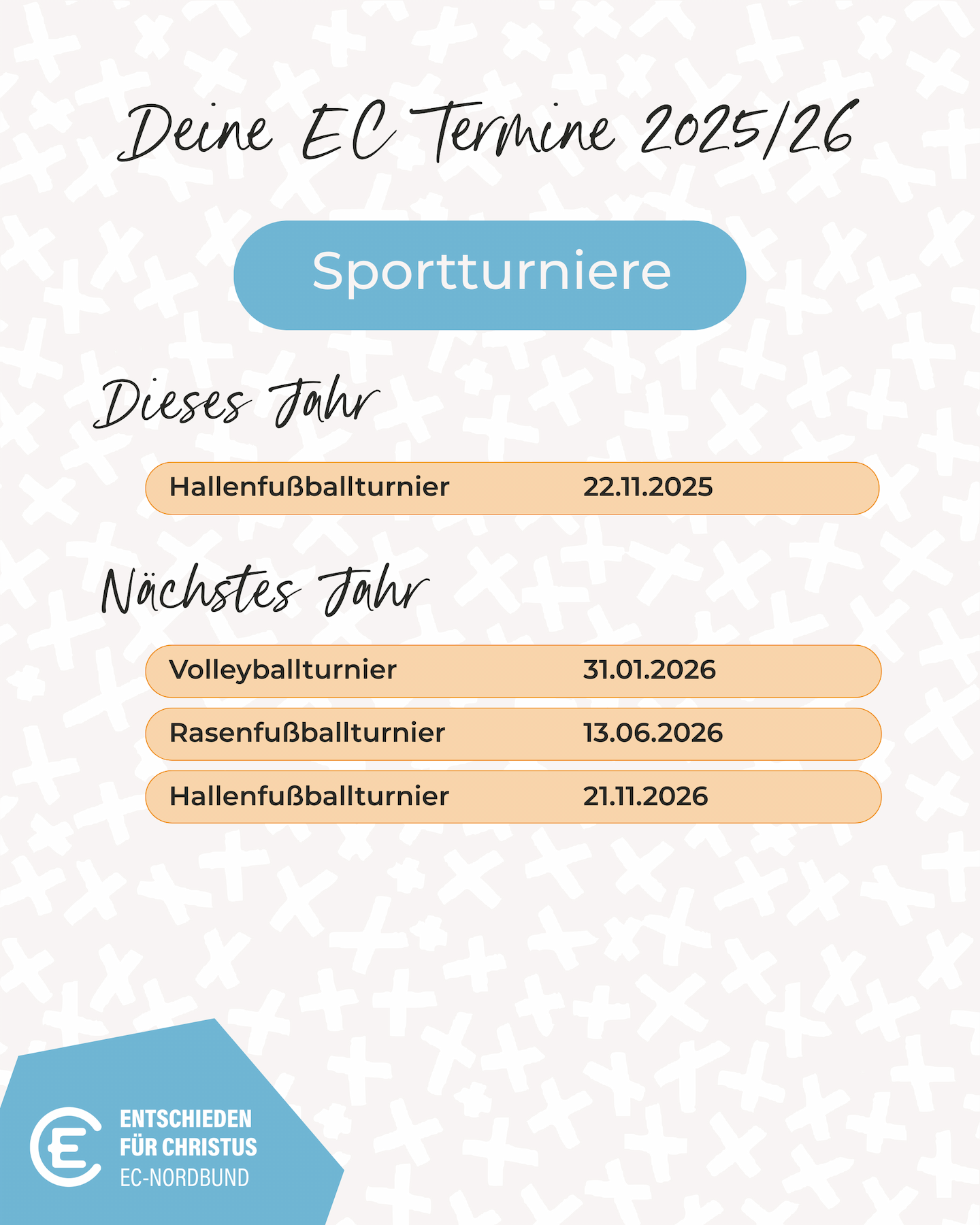 Termine Sportturniere Termine Sportturniere